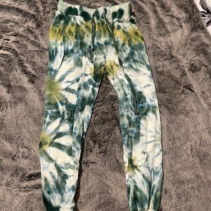 Tye dye jogger sweats